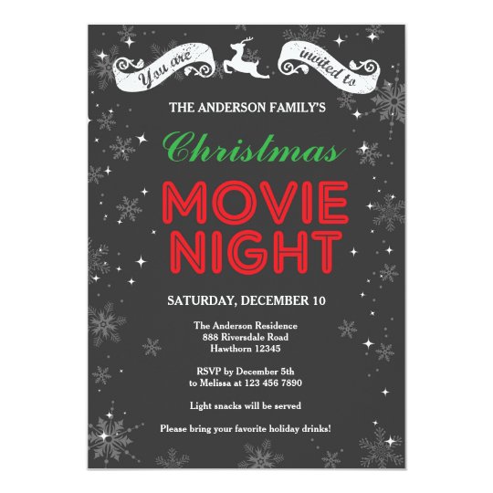 Kids Movie Night Invitation Kids Movie Night Invitation