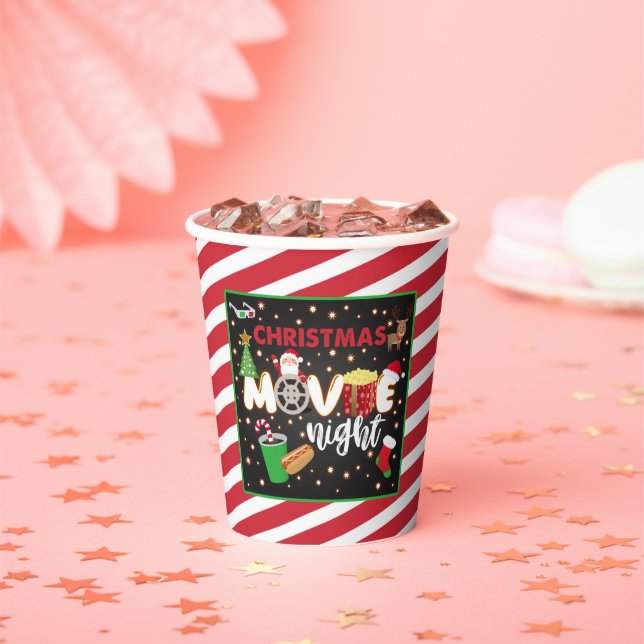 Christmas Movie Night Paper Cup (Insitu)