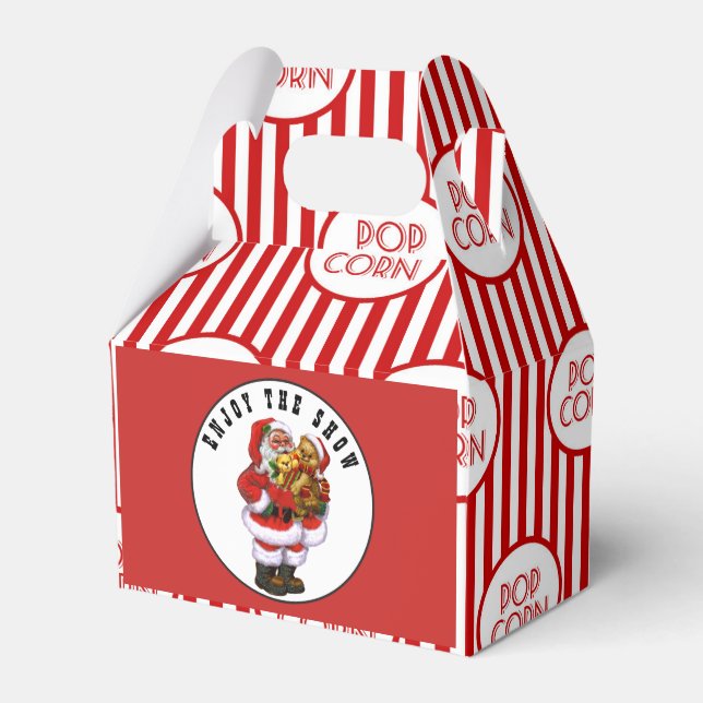 Christmas Movie night popcorn party box (Front Side)