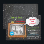 Christmas Movie Night Retro TV Party Invitation<br><div class="desc">Ho,  ho,  ho,  celebrate with Santa's favorite Christmas Holiday movies with this fun invitation. Features a retro vintage television set,  Santa,  fun fonts on a snowy background. Great for a party that loves popular Christmas Movies!</div>