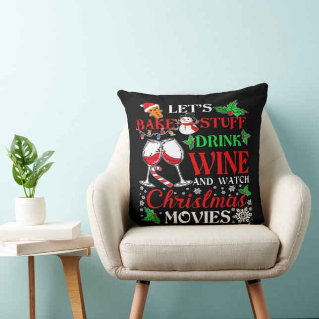 Christmas movie  throw pillow (Chair)