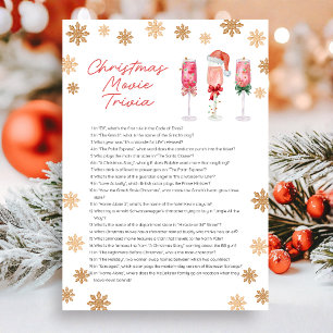 Christmas Movie Trivia Game Holiday Card