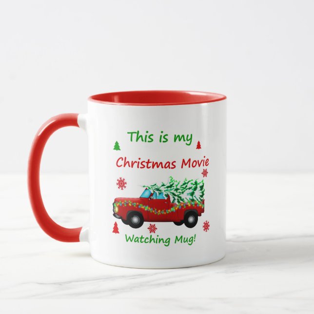 Christmas Movie Watching Mug (Left)