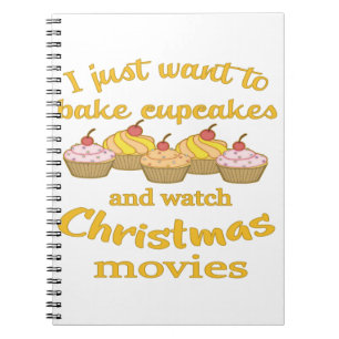 Christmas Movies and Baking Notebook
