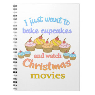 Christmas Movies and Cupcakes Notebook