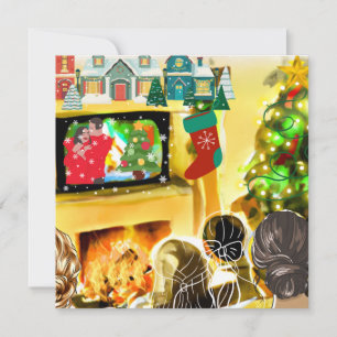 Christmas Movies Holiday Card