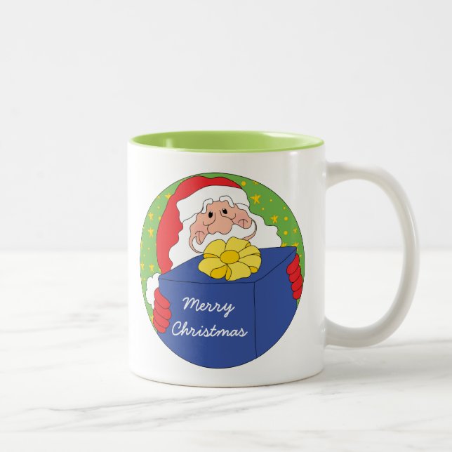 Christmas Mug 11 oz. Santa Claus Personalize (Right)