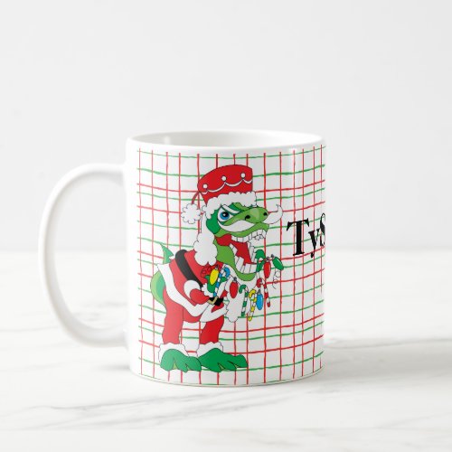 Christmas Mug 11 oz TySANTAsaurus Rex