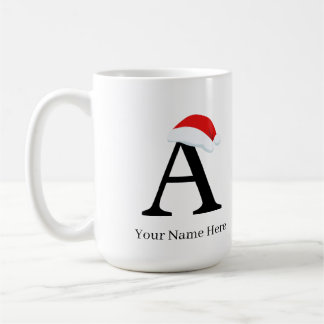 Christmas Mug “A” Initial