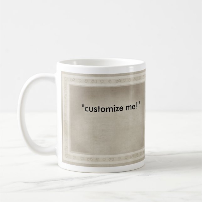 Christmas_Mug_Blank, "customize me!!" Coffee Mug (Left)