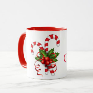 Christmas Mug-Candy Canes Mug