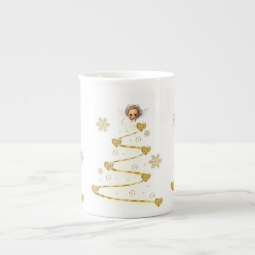 Christmas Mug Christmas Angel Merry Christmas Bone China Mug