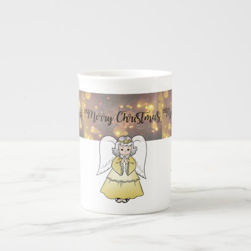 Christmas Mug Christmas Angel Merry Christmas Bone China Mug