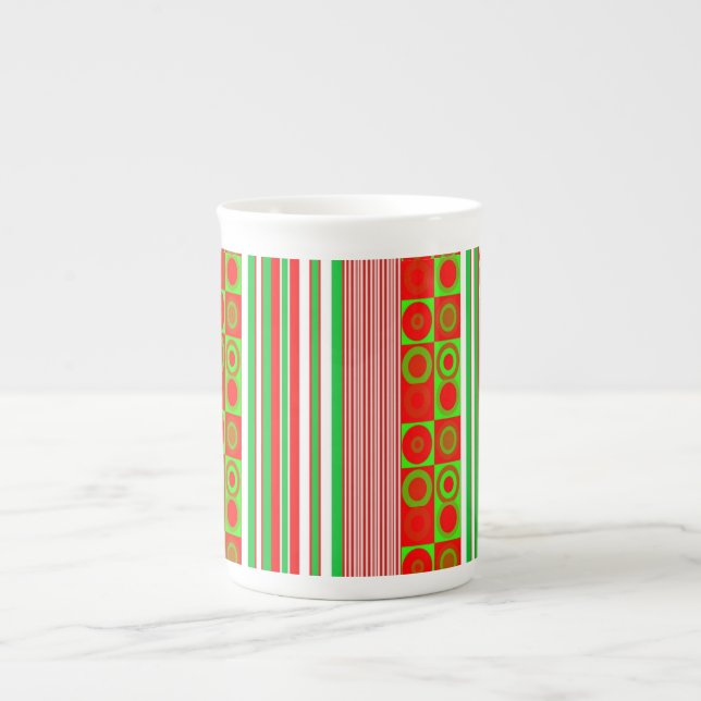 Christmas Mug, Christmas,  Merry Christmas Bone China Mug (Front)