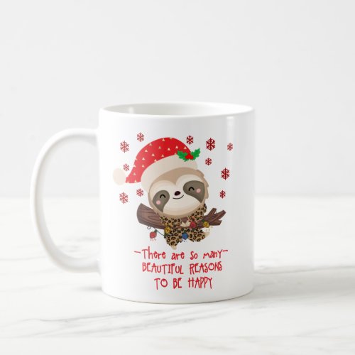 Christmas Mug _ Cute Sloth