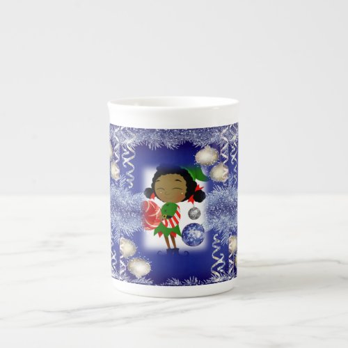 Christmas Mug Elf Bone China Mug