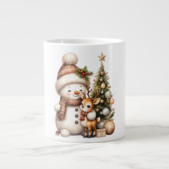 Christmas Mug | Festive Holiday Coffee Cup by Kali (Front)