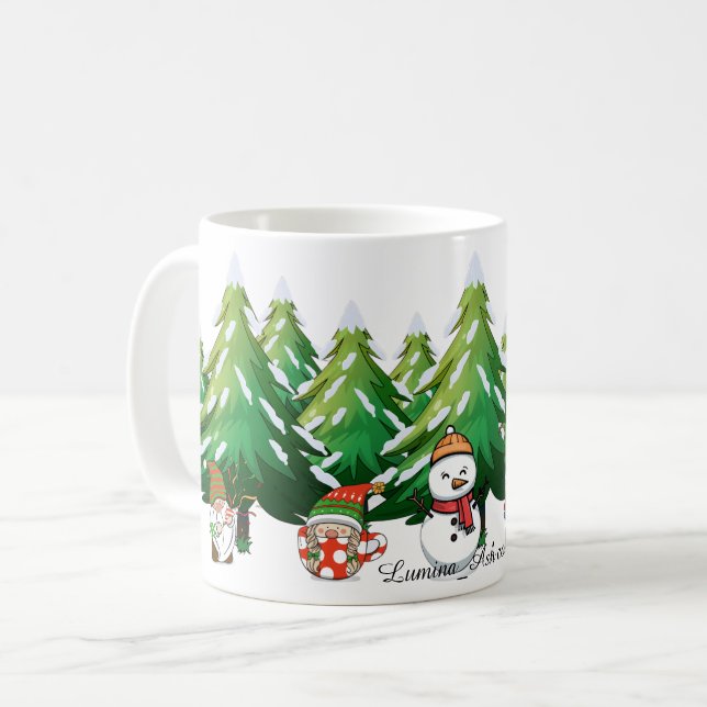 Christmas Mug Gnome (Front Left)