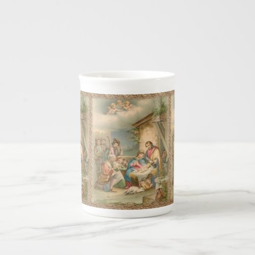 Christmas Mug Jesus Christ Bone China Mug