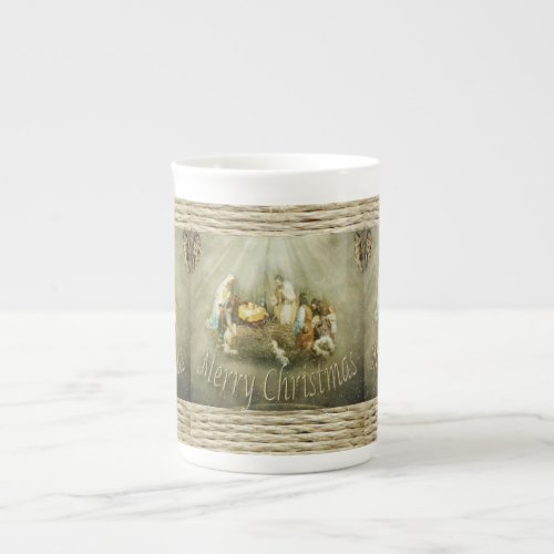 Christmas Mug Jesus Christ Merry Christmas Bone China Mug