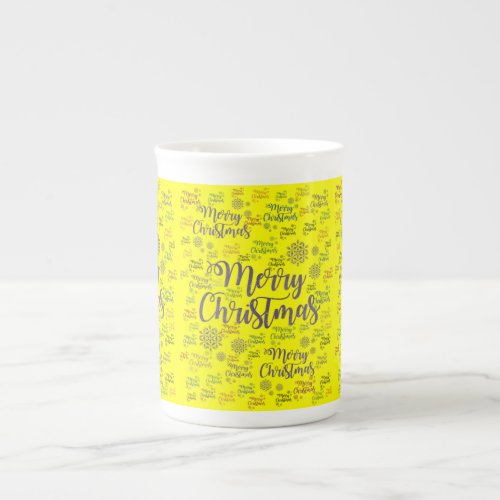 Christmas Mug Merry Christmas Bone China Mug