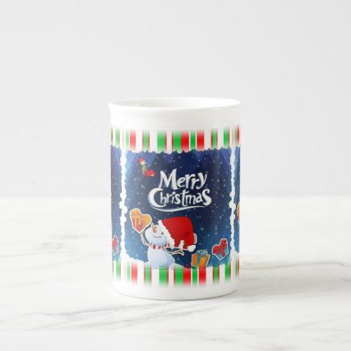 Christmas Mug Merry Christmas Bone China Mug