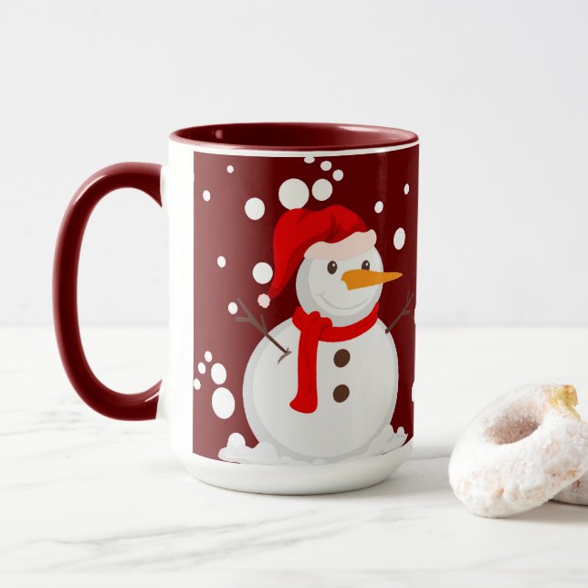 "Christmas Mug"  Mug (With Donut)