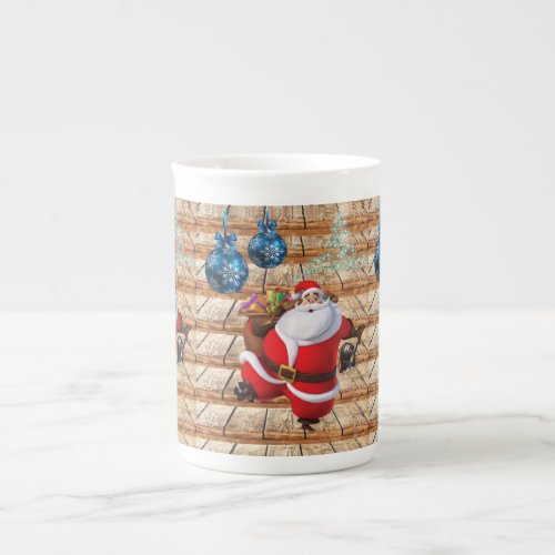 Christmas Mug Santa Bone China Mug