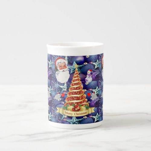 Christmas Mug Santa Bone China Mug