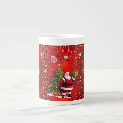 Christmas Mug Santa Bone China Mug