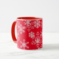 Christmas Mug-Snowflakes Mug