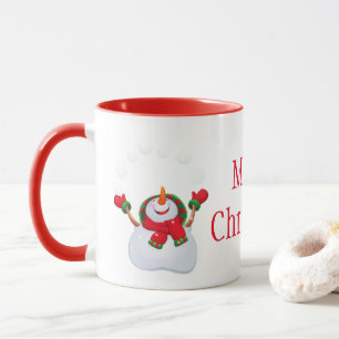 Christmas Mug-Snowman-Merry Christmas Mug