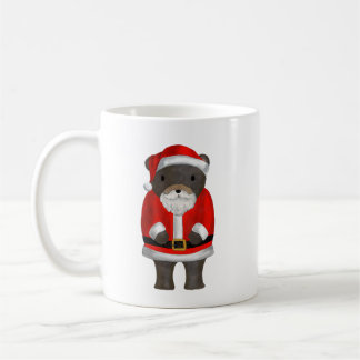 Christmas Mug with a Santa Claus Bear
