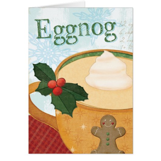 Christmas Mug with Eggnog Cards (Front)