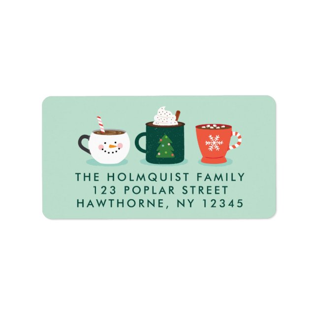 Christmas Mugs Return Address label (Front)