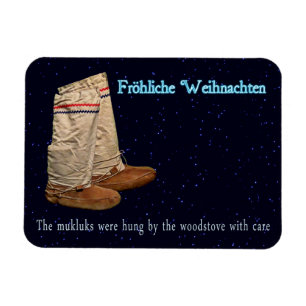 Christmas Mukluks Magnet