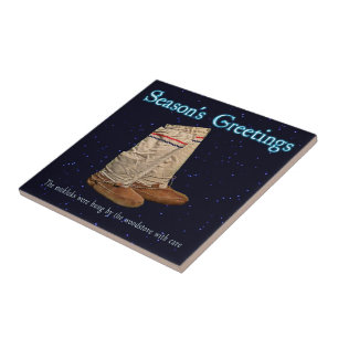 Christmas Mukluks Tile