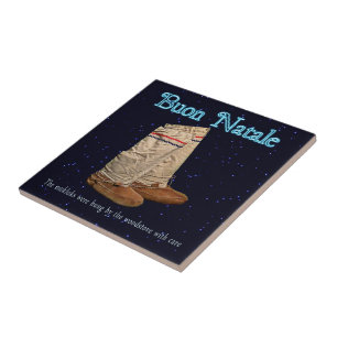 Christmas Mukluks Tile