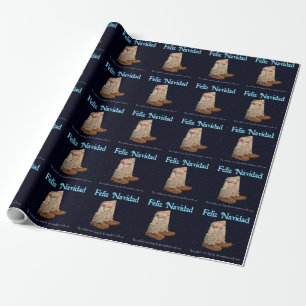Christmas Mukluks Wrapping Paper