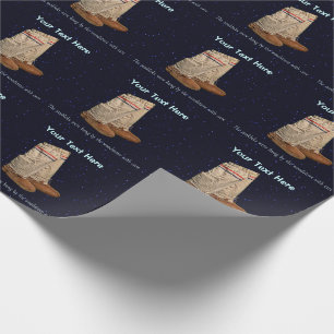 Christmas Mukluks Wrapping Paper