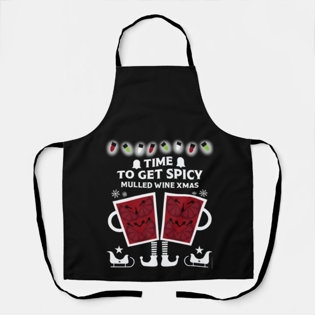 Christmas Mulled Red Wine    Apron (Front)