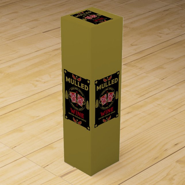 Christmas Mulled Red Wine Drink Box (Front)