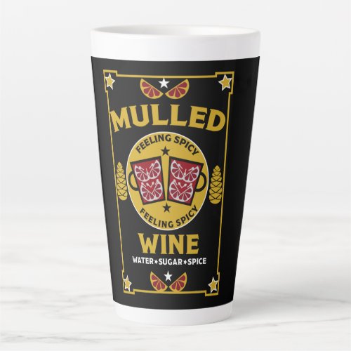 Christmas Mulled Red Wine Glhwein      Latte Mug