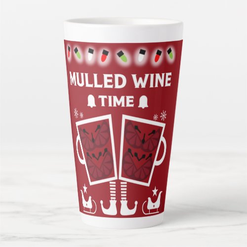Christmas Mulled Red Wine Glhwein    Latte Mug