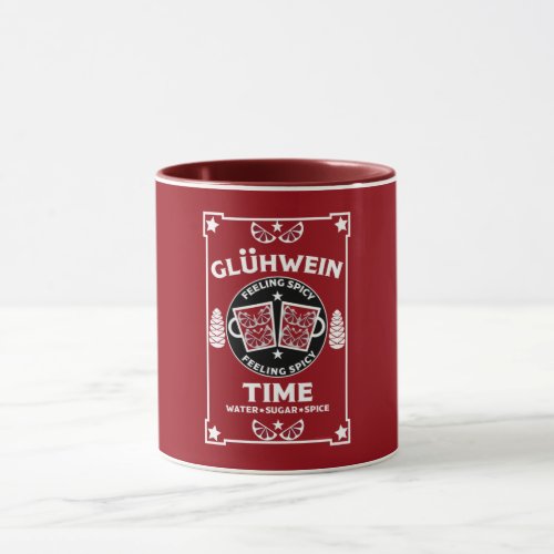 Christmas Mulled Red Wine Glhwein  Mug