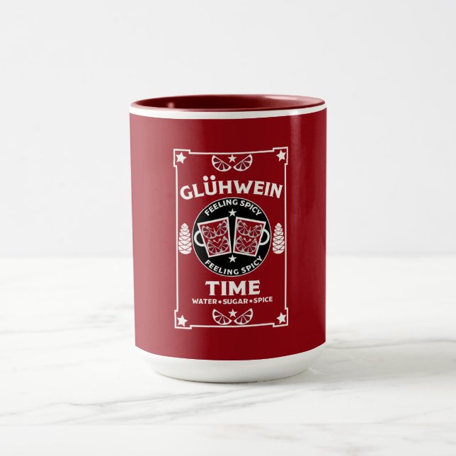 Christmas Mulled Red Wine Glühwein   Mug (Center)