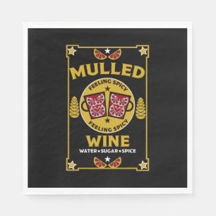 Christmas Mulled Red Wine Napkins