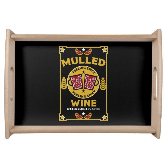 Christmas Mulled Red Wine  Serving Tray (Front)