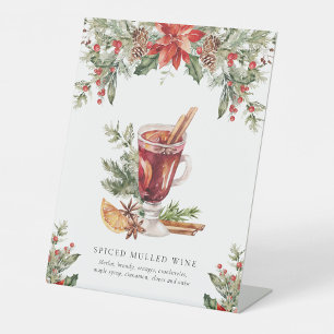 Christmas Mulled Wine Bar Signature Drink Sign