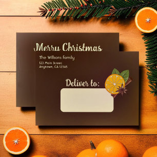 Christmas mulled wine spicy brown envelope